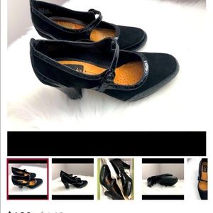 Black comfortable Clark’s heels I am cleaning out my closet $50 or best offer.